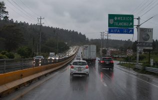 Cazan criminales a conductores del Edomex en la México-Tulancingo