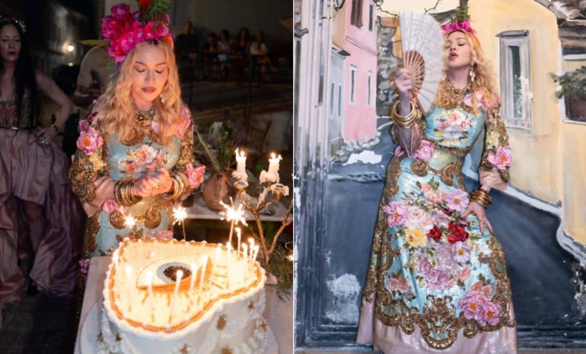 Celebra Madonna sus 68 años en Grecia acompañada de sus hijos y su novio