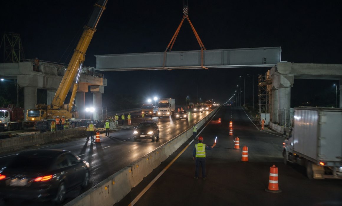 Cerrarán la México-Querétaro dos horas por montaje de estructuras