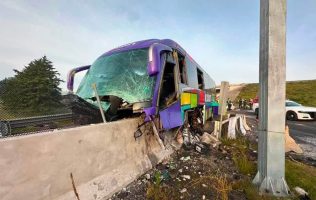 Choca autobús en el Arco Norte y deja 11 lesionados en Atlacomulco