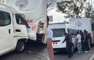 Chocan 3 unidades y dejan varios heridos en Nicolás Romero