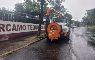 Combate Tlalnepantla inundaciones con vactors, bombas y 33 cárcamos
