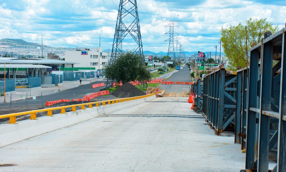 Concluye última etapa del puente de la Vialidad Mexiquense