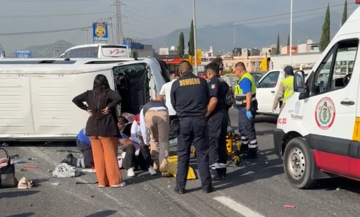 Deja a varios heridos accidente en la México-Pachuca
