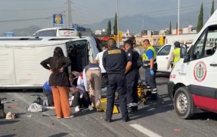 Deja a varios heridos accidente en la México-Pachuca