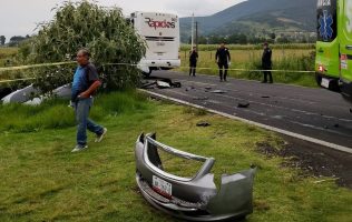 Deja choque frontal 2 muertos en carretera Atlacomulco–Villa del Carbón