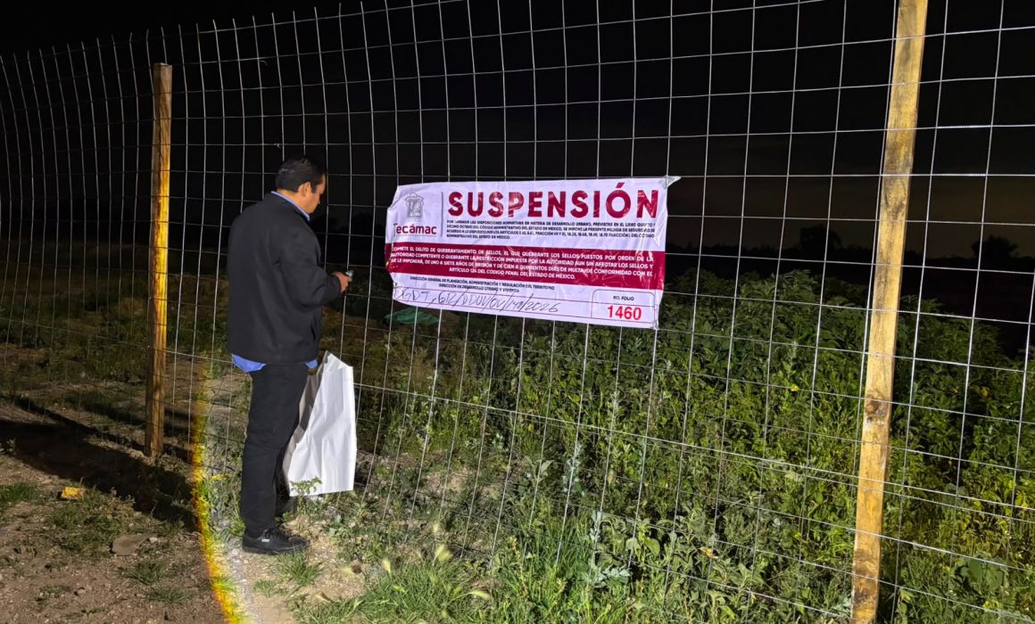 Desactivan intento de invasión y delimitación irregular en Tecámac
