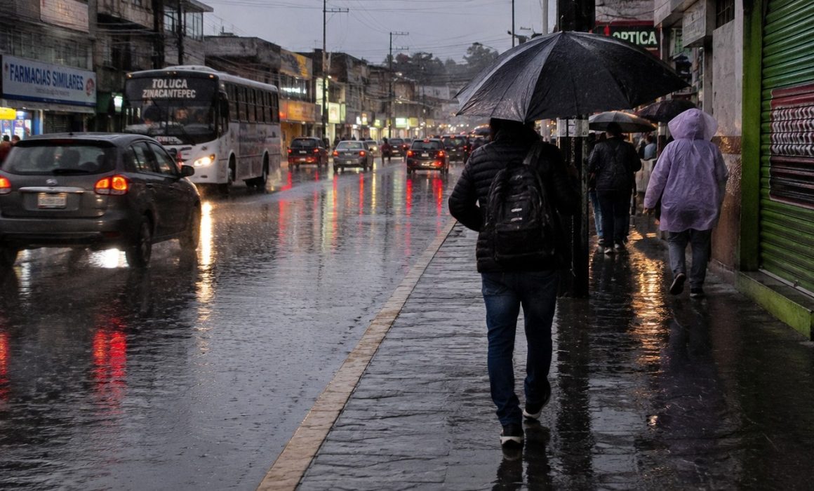 Desata 26 tormentas onda tropical en el Edomex este 13 de agosto