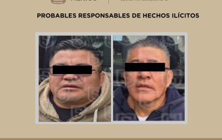 Detienen a dos presuntos asaltantes de transportistas en Chalco