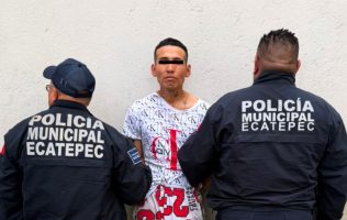 Detienen a sujeto acusado de cobrar derecho de piso en Ecatepec