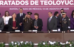 Encabeza Delfina Gómez conmemoración de los Tratados de Teoloyucan