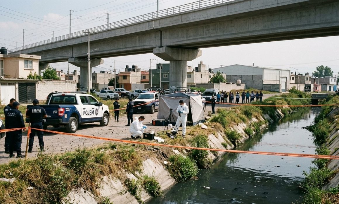 Encuentran a mujer en canal de San Mateo; Valle de Toluca suma otro caso