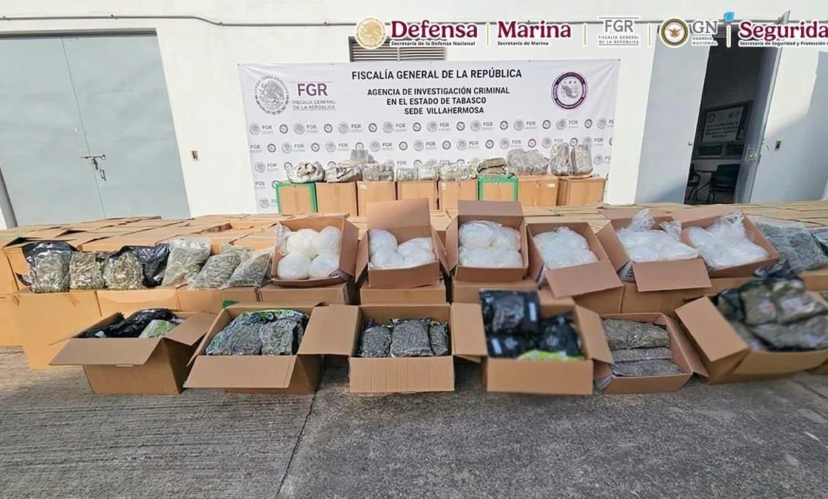 Esconden 2 toneladas de droga en supuestos dulces de coco