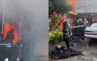 Evitan tragedia tras incendio en una vivienda de Atizapán de Zaragoza