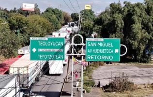 Hacen exclusivo acceso a la Méx-Qro en Huehuetoca