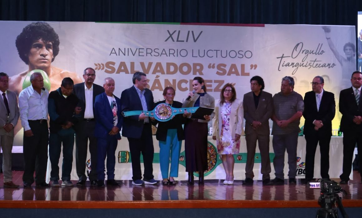 Honra Tianguistenco a Salvador Sánchez a 44 años de su partida