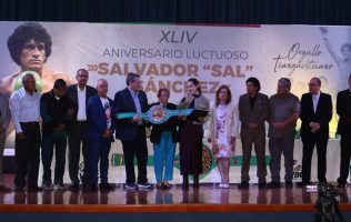 Honra Tianguistenco a Salvador Sánchez a 44 años de su partida