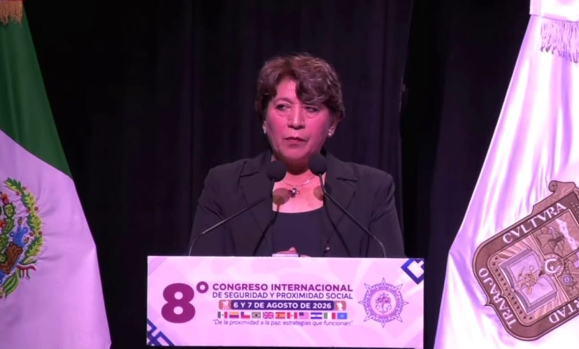 Inaugura Delfina Gómez Congreso Internacional de Seguridad Pública