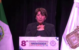 Inaugura Delfina Gómez Congreso Internacional de Seguridad Pública