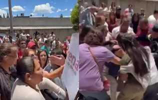 Involucran a hermana de Mariela Gutiérrez en riña durante asamblea