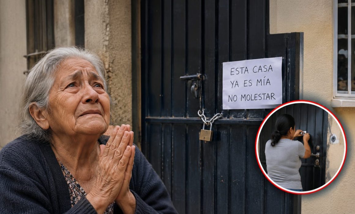 Le quitaron su casa a los 80 años y ahora implora por volver a entrar