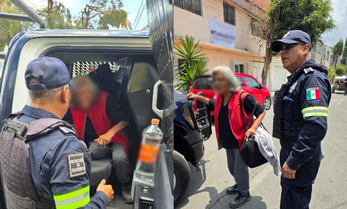 Localiza SSEM a adulta mayor extraviada en Nezahualcóyotl
