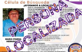 Localizan con vida en Veracruz a mexiquense reportado como desaparecido