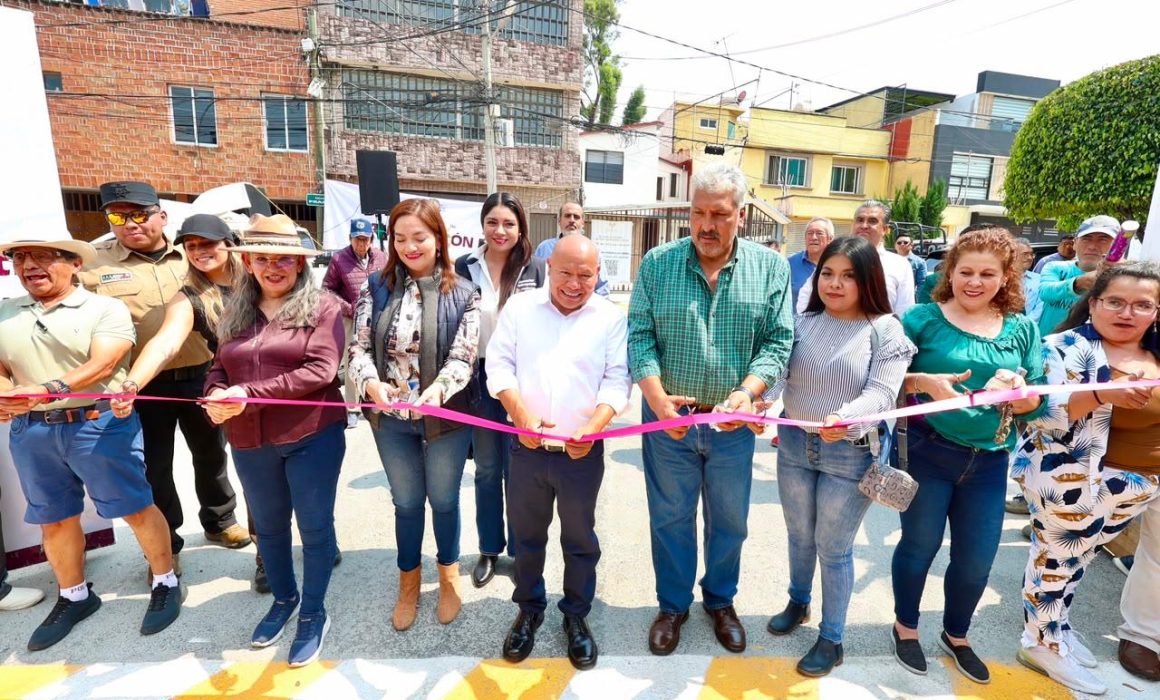 Mejora Tlalnepantla infraestructura vial en Jardines de Bellavista
