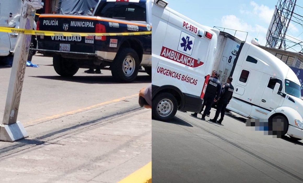 Muere mujer atropellada por tráiler en Tultitlán; menor sale ileso