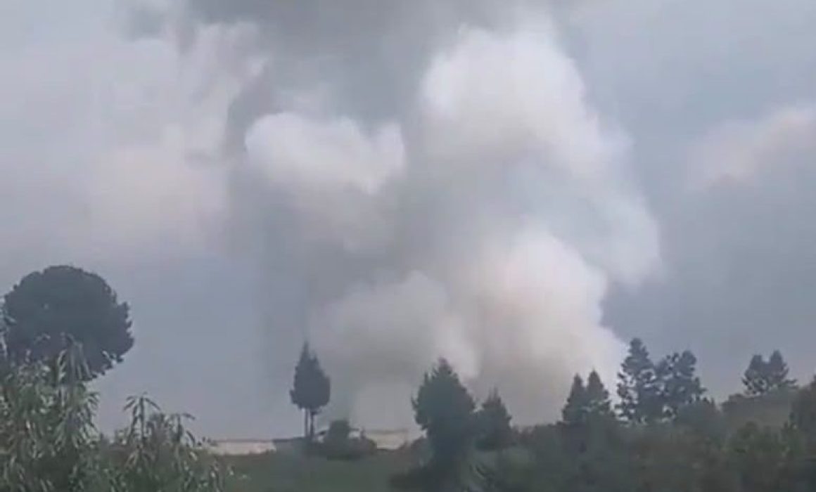 Muere una persona tras explosión en taller de pirotecnia en Zinacantepec