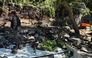 Mueren 3 trabajadores tras colapso de barda en Huixquilucan