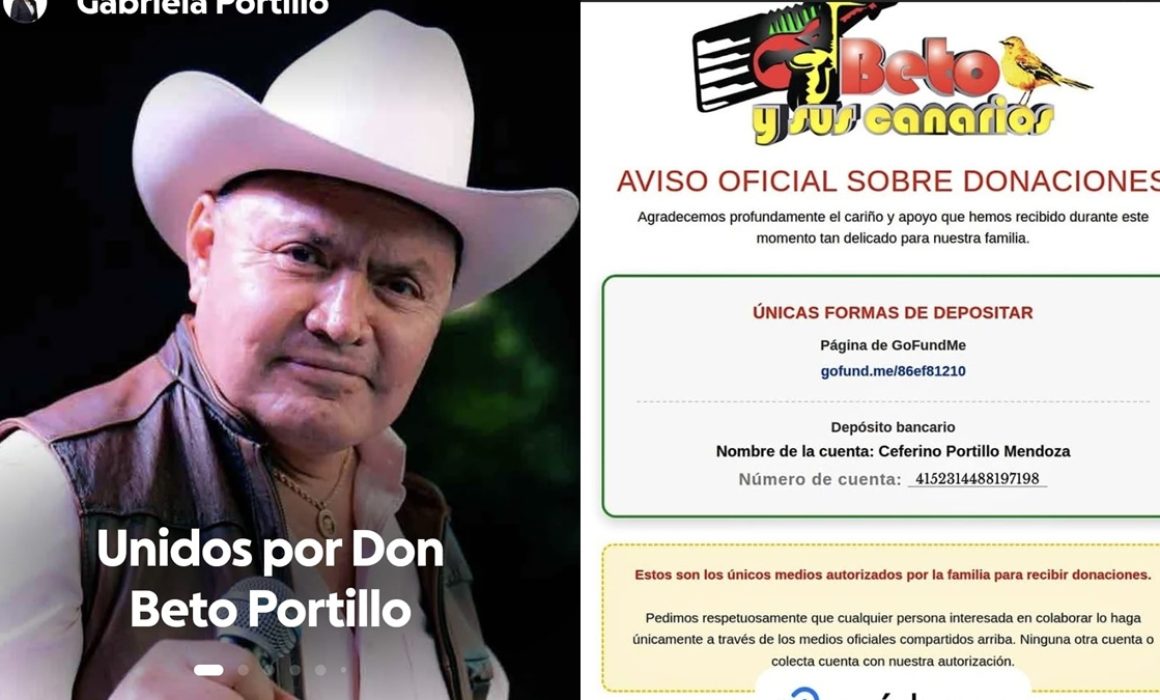 Piden apoyo para gastos médicos para el fundador de Beto Y Sus Canarios