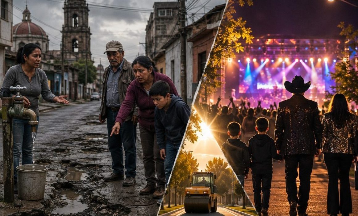 Prefieren Toluqueños reparar calles que bailar con Los Tigres del Norte