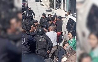 Rebasan a la policía de Toluca durante diligencia en Totoltepec