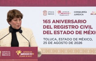 Reconoce Delfina Gómez labor histórica del Registro Civil del Edomex