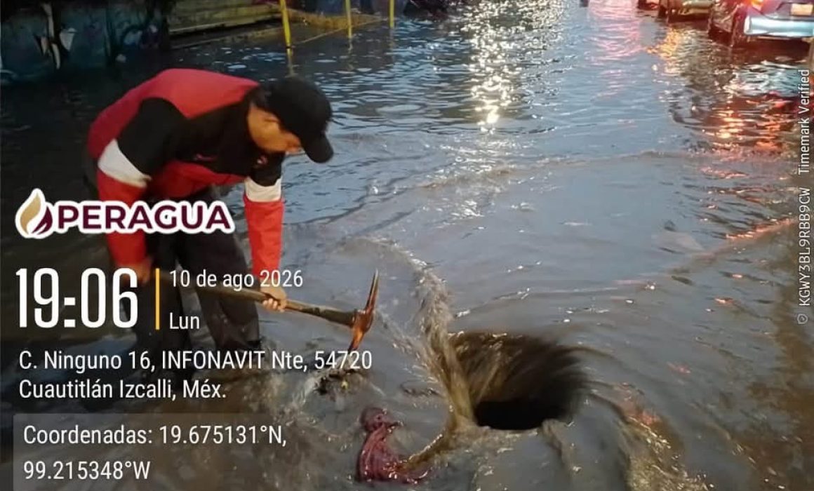 Refuerzan atención ante lluvias en Cuautitlán Izcalli