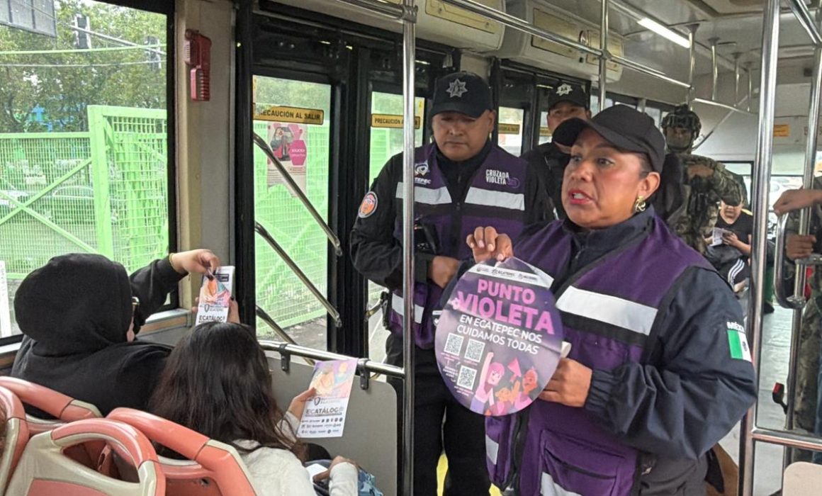 Refuerzan vigilancia con personal de Marina en el Mexibús de Ecatepec