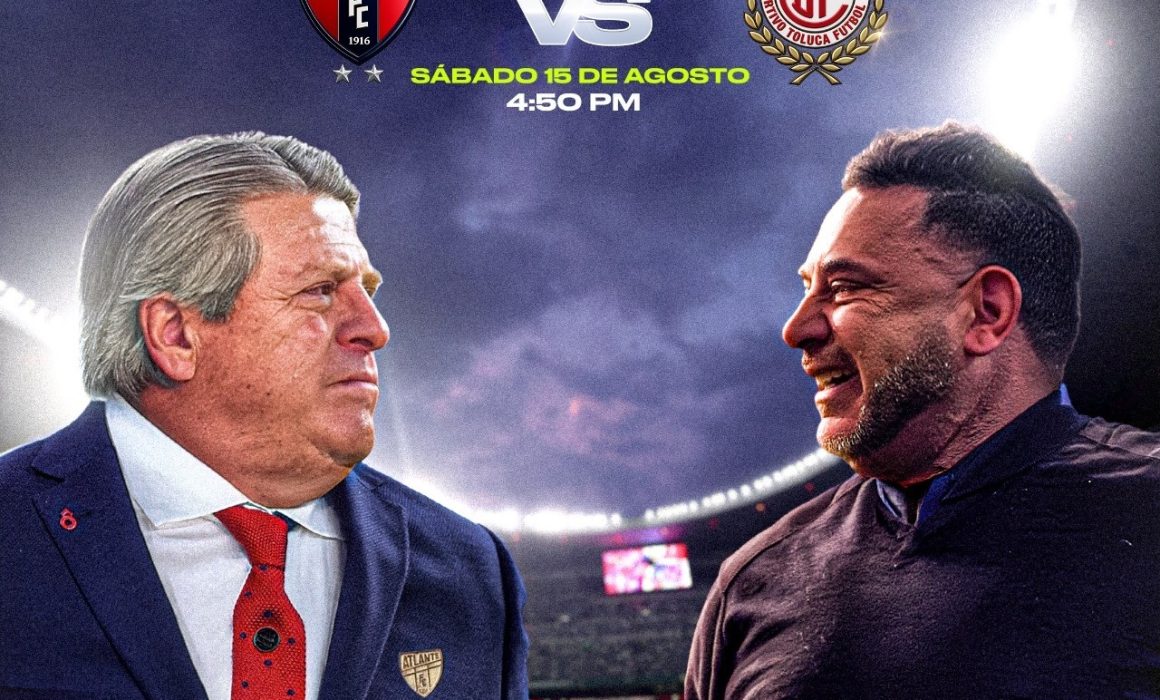 Regresan Cristian Martinolli y Luis García en el Atlante vs Toluca