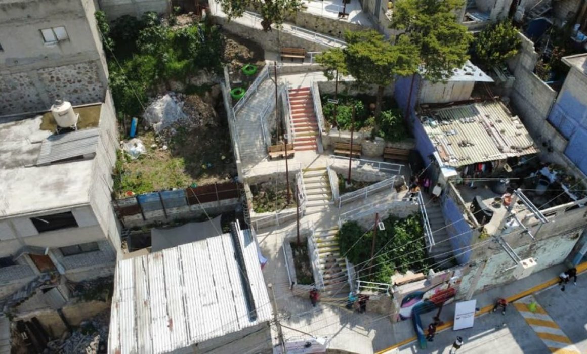 Rehabilita Tlalnepantla calles y andadores en la zona oriente municipal