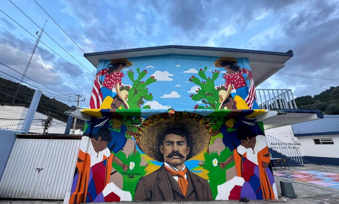 Rescata Huixquilucan espacios con murales en 14 colonias y comunidades
