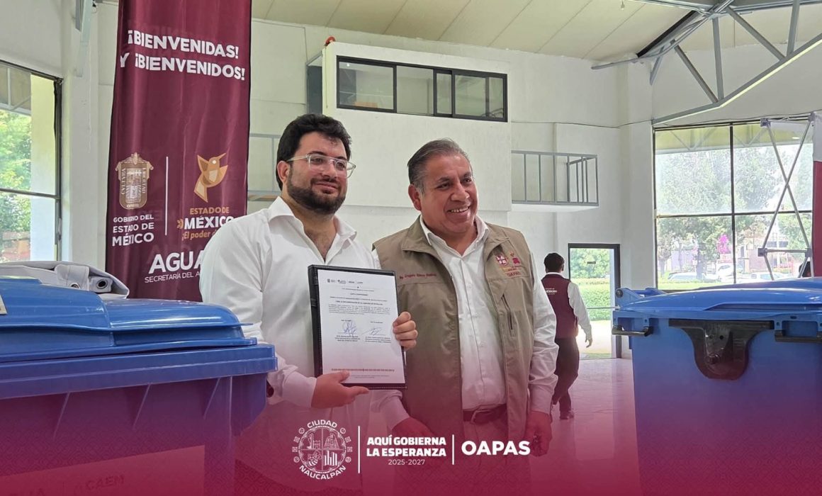 Se une Naucalpan al RECICLA-ON para proteger el agua y el ambiente