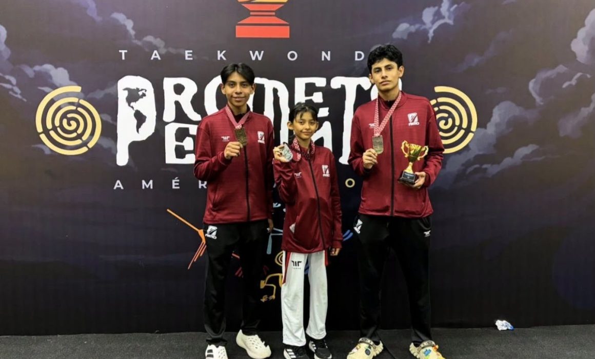 Sobresalen taekwondoines mexiquenses en torneo internacional