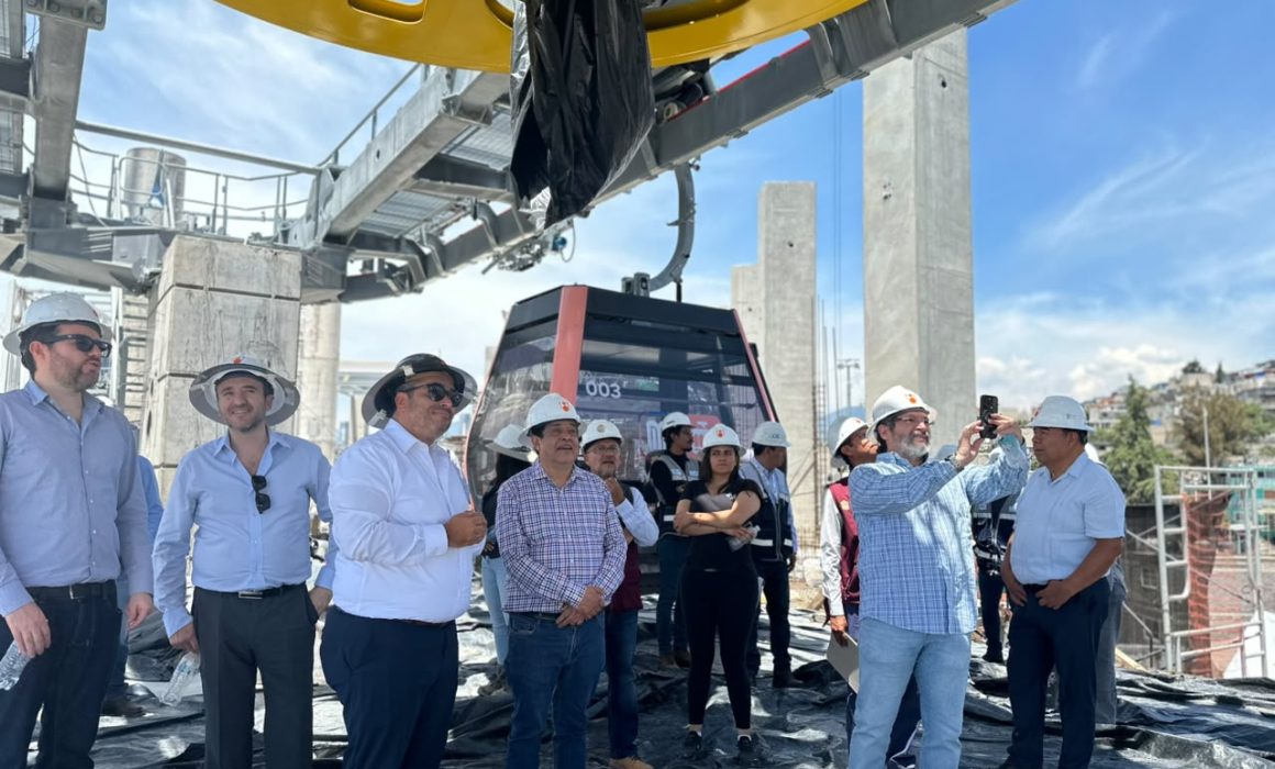 Supervisa Movilidad avances del Mexicable Línea 3 en Naucalpan