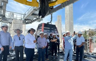 Supervisa Movilidad avances del Mexicable Línea 3 en Naucalpan