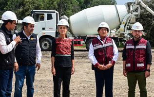 Supervisan obras en Lago de Guadalupe para reforzar el abasto de agua