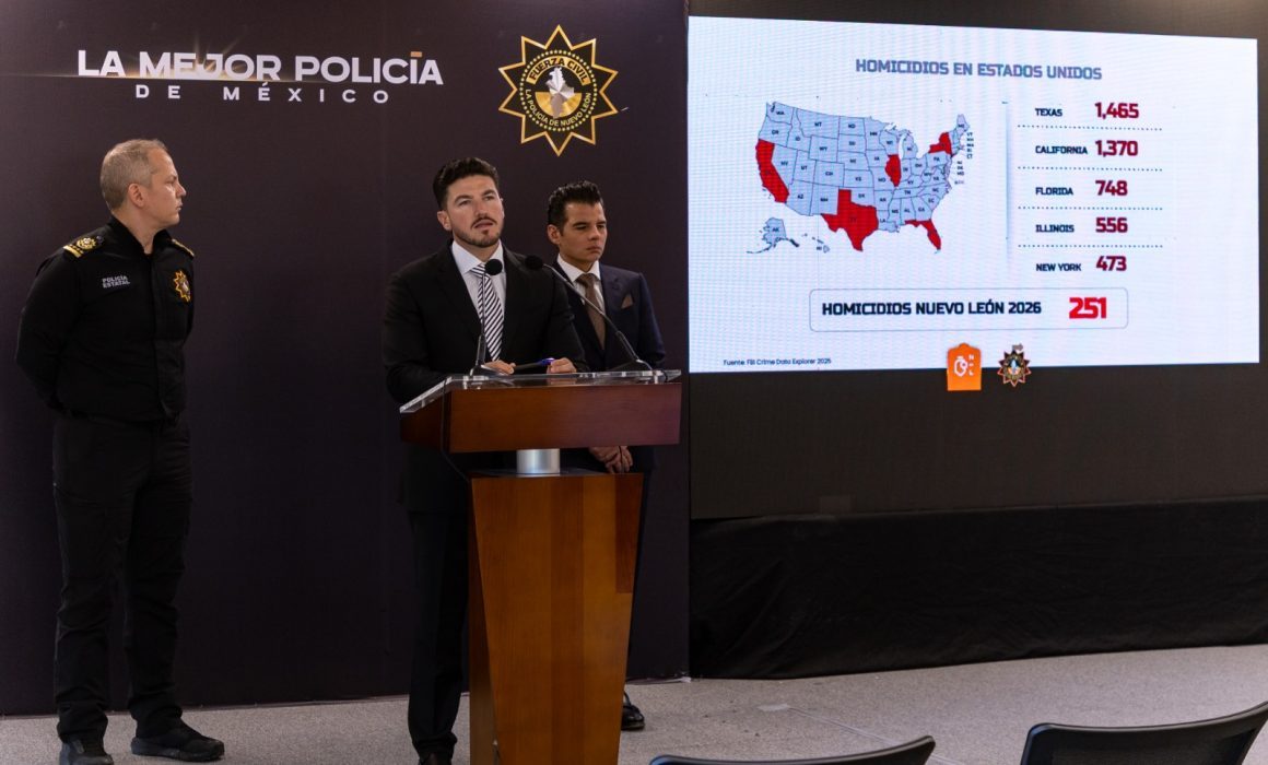 Tiene NL la mejor seguridad pública de los últimos 20 años: Samuel García
