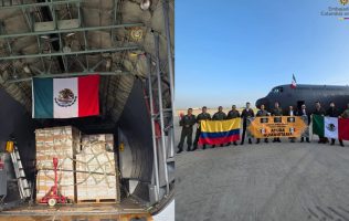 Trae México de regreso a 36 paisanos afectados por sismo en Colombia