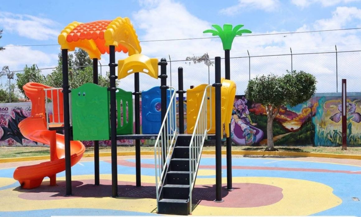 Transforman parque de Chimalhuacán para reforzar seguridad de mujeres