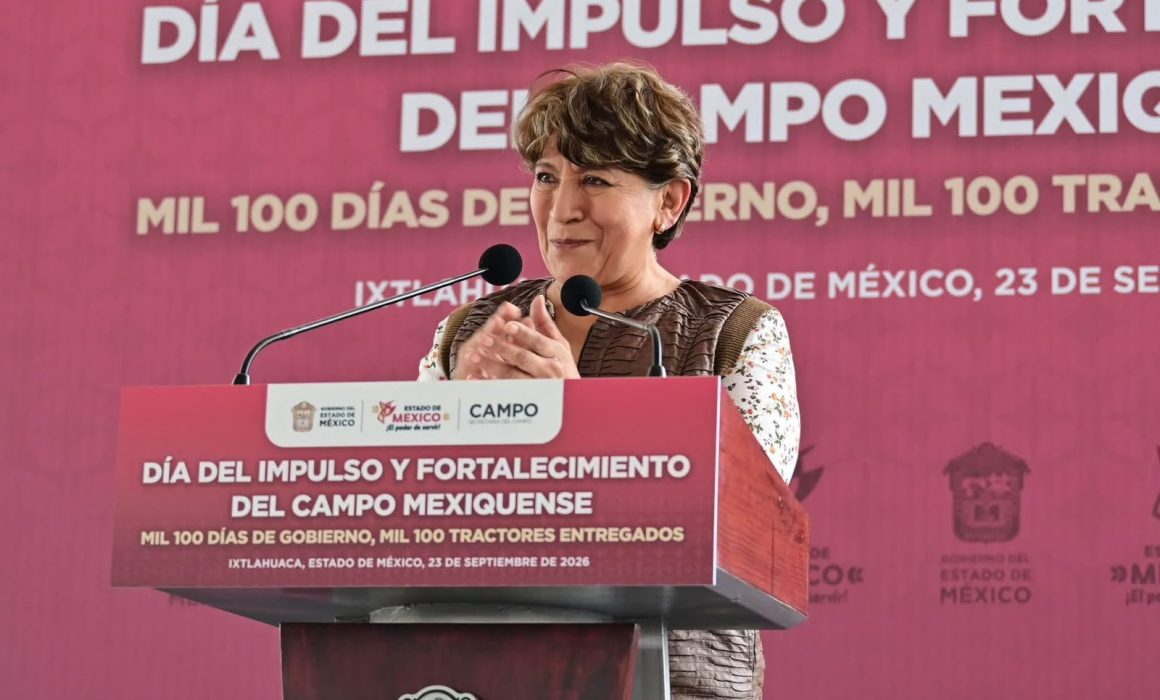 1.- Alistan entrega del Tercer Informe de Delfina Gómez en Toluca