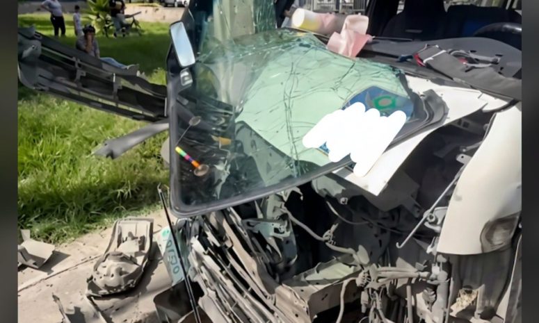 Deja choque 4 lesionados en Tlalnepantla; el responsable huyó del sitio